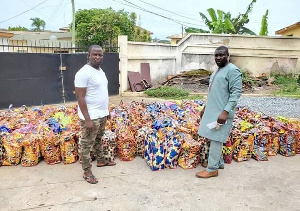 The items were received by the Greater Accra Regional Youth Organizer of the NPP