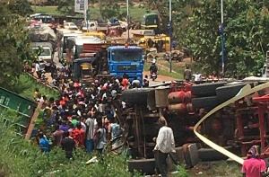 Nineteen persons are said to be receiving treatment at the A.M.E. Zion Hospital