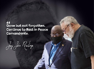 President Akufo-Addo and Rawlings had a good relationship in later years