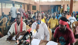 Frederick Narh Okley, Convener of the group speaking