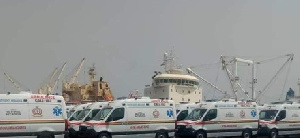 More ambulances arrive at Tema port