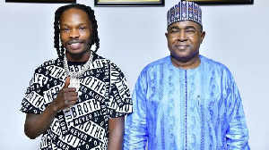 Naira Marley and NDLEA Oga Gen. MB Marwa