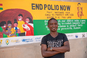 Kwaku Asante Afful, a polio survivor