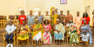 Professor Naana Jane Opoku-Agyemang [M] in a group photo