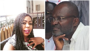 Afia Schwarzenegger and Kennedy Agyapong