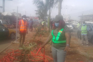 Madam Jennifer Dede Afagbedzi, MCE of La-Nkwantanang-Madina Municipal Assembly