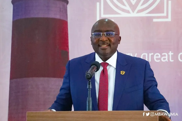 The vice president of Ghana, Dr. Mahamudu Bawumia