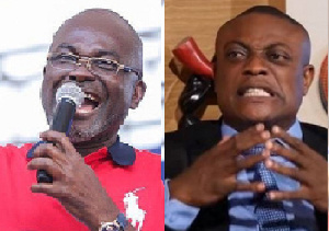 Kennedy Agyapong, Member of Parliament for Assin Central  and Lawyer Maurice Ampaw