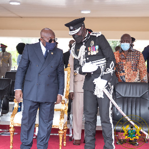 Dr. George Akuffo Dampare with President Nana Akufo-Addo