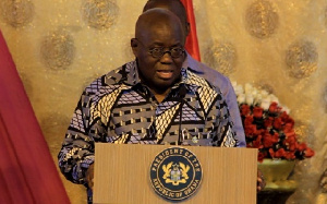 President Akufo-Addo has vowed to deal with corruption in the country