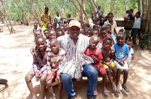 MP for South Dayi constituency, Rockson Etse Dafeamekpor visited Tongo-Tsita in the Volta region