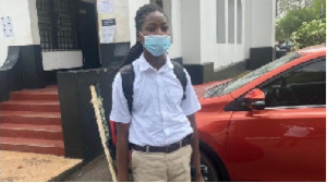 One of the students denied admission at the Achimota School