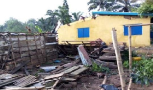 The impact of the brief by heavy rains left destruction in its wake | File photo