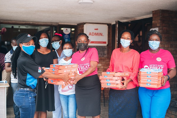 Domino's Pizza Ghana embarked on a touching campaign to share some pizza with the whole of Accra