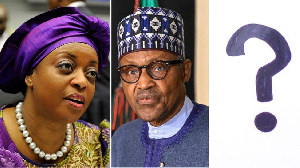 Former Petroleum Ministers Alisson Madueke and Muhammdu Buhari