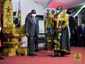 President Nana Addo Dankwa Akufo-Addo and Alban Bagbin