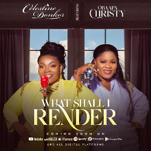 Gospel musicians, Celestine Donkor and Obaapa Christy