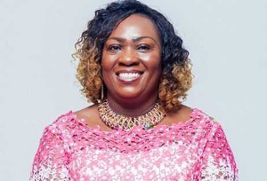 Member of Parliament for Awutu Senya East Constituency,  Hawa Koomson