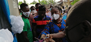 A photo of the commissioning of wcs in Jomoro