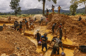 A galamsey site