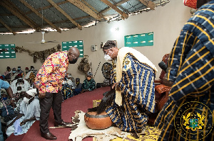 President Akufo-Addo pays homage to Tong-Rana Kubilsong Nalebegtang