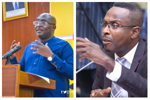 Dr Mahamudu Bawumia and Kwamena Duncan