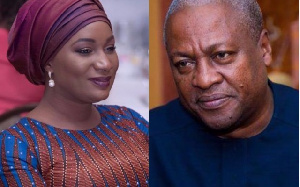 Samira Bawumia and John Dramani Mahama