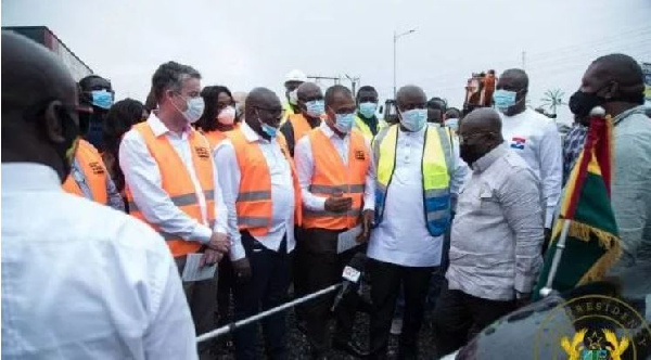 According to President Nana Akufo-Addo,the project will alleviate the plight of motorists