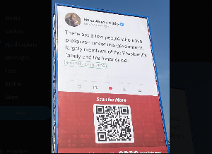 The billboard as shared on X by Receipts Guy