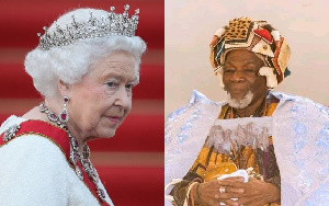 Queen Elizabeth II and Overlord of Dagbon, Ndan Ya-Na Abukari II