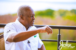 Flagbearer of the NDC, John Dramani Mahama