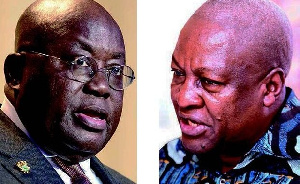 President Akufo-Addo and NDC Flagbearer John Mahama