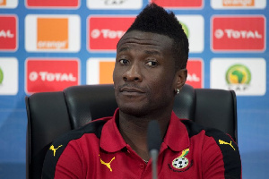 General captain of Ghana's senior national team, Asamoah Gyan