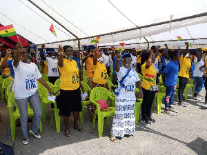 Some members of the Church of Pentecost during the Peace Campaign launched