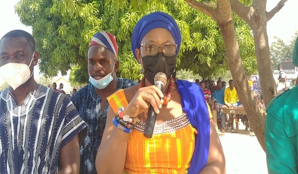 Aisha Batong Hor, Sissala West DCE speaking