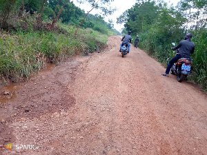 Part of the abandoned roads