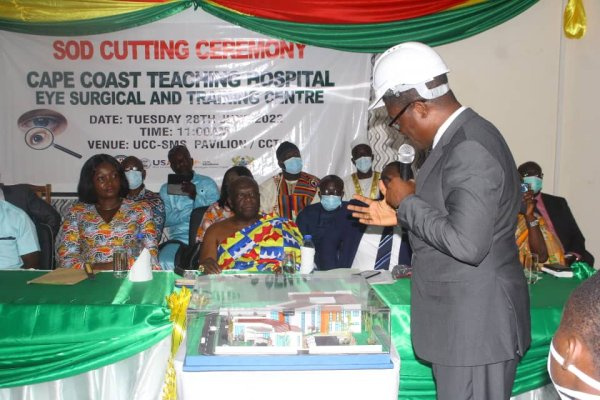 Dr Eric Kofi Ngyedu speaking during the launch