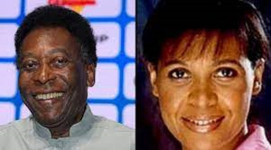 The late Pele and his late daughter Sandra Regina