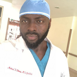 Ghanaian-American plastic surgeon, Dr Michael Obeng