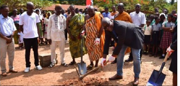 AirtelTigo is constructing a six-unit classroom block for Kotokuom