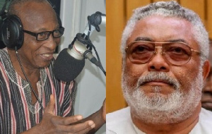 Major (Rtd.) Osahene Boakye Gyan and Former President Jerry John Rawlings