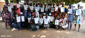 Beneficiaries in a group photo