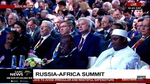 President Nana Addo Dankwa Akufo-Addo (seated at the immediate left in the front row)