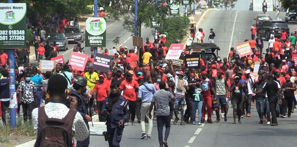 File photo of some NDC protestors