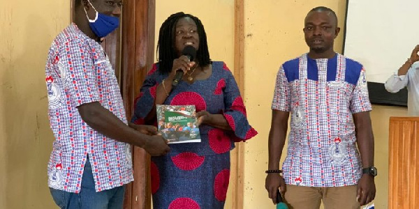 Professor Naana Jane Opoku-Agyemang with some teachers