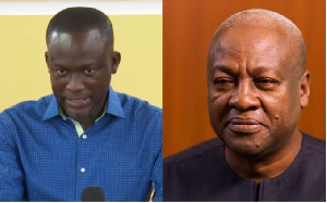 Eugene Arhin and John Dramani Mahama