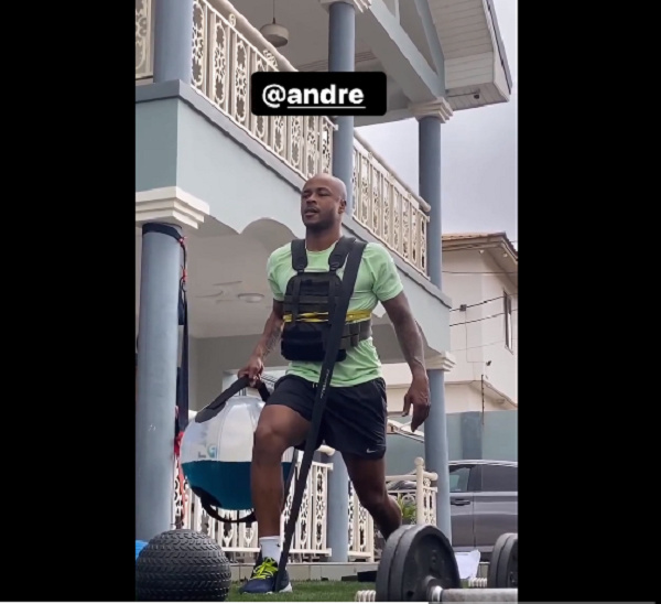 Andre Ayew training