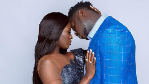 Medikal & his wife Fella Makafui