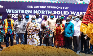 President Nana Addo Dankwa Akufo-Addo at the sod cutting ceremony