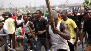 File photo: The angry residents stormed the shrine on Friday morning